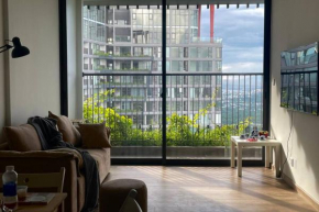 Minimalistic 2BR apartment with indoor sauna